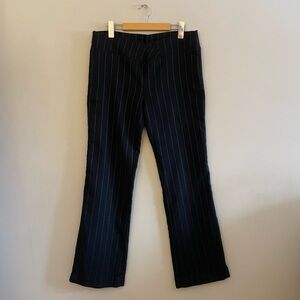 Vintage Daniel Laurent Pinstripe Flare Ponte Pants Made in Canada – Medium GUC